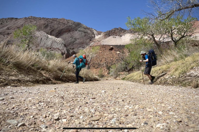 Halls Creek Canyon Backpacking Guide Capitol Reef National Park Two
