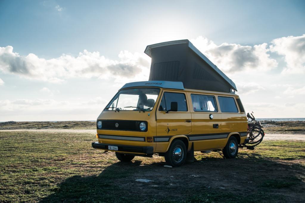 Westfalia Vanagon pop-top campervan you can stand up inside.