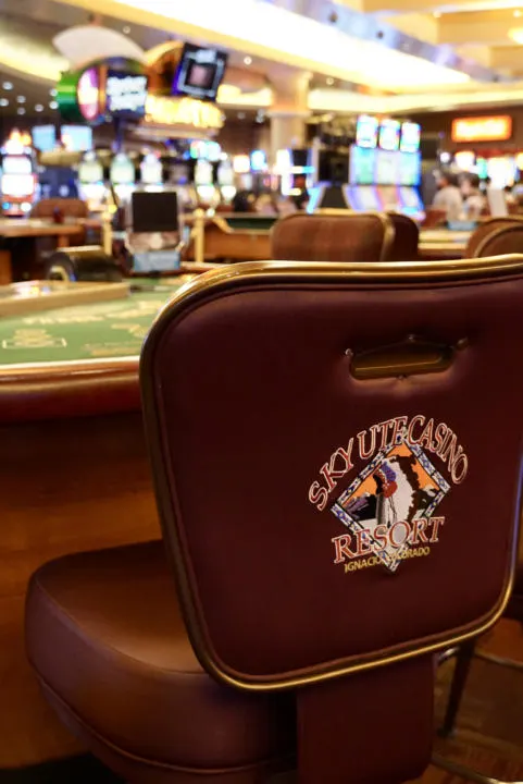 The Sky Ute Casino Floor is packed with a huge variety of Las Vegas style games.