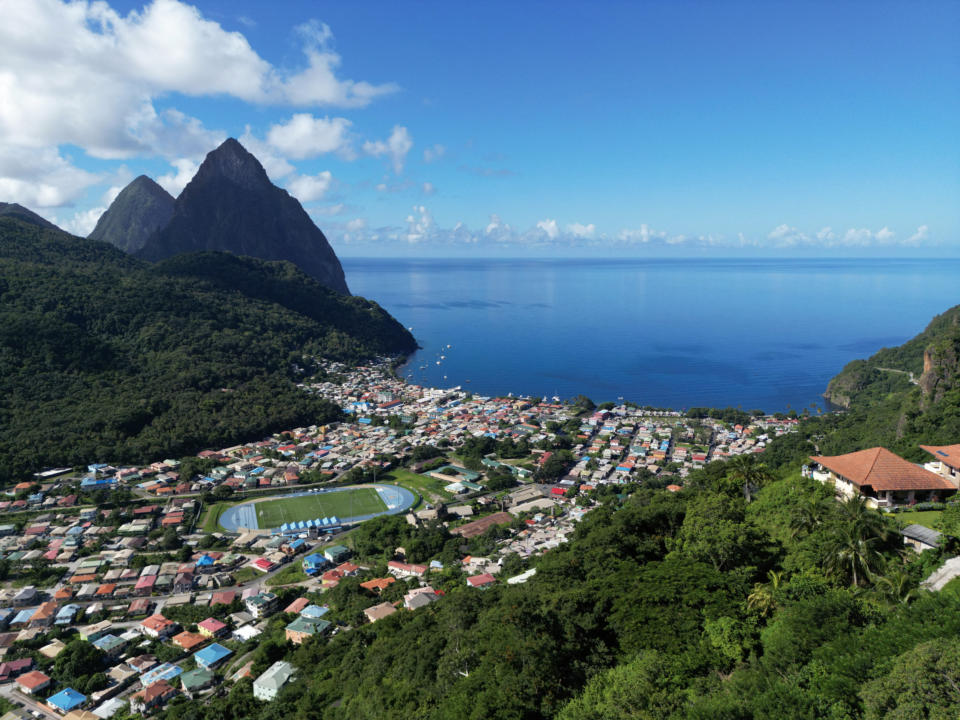 Bird's eye view of the best things to do in Soufriere