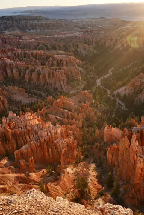 Sunrise from Sunrise Point in Bryce Canyon National Park.