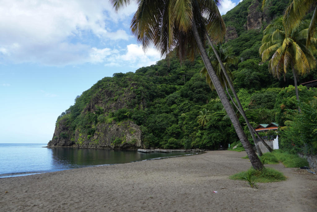 An image of Soufriere Beach Park is one of the best beaches in Soufriere