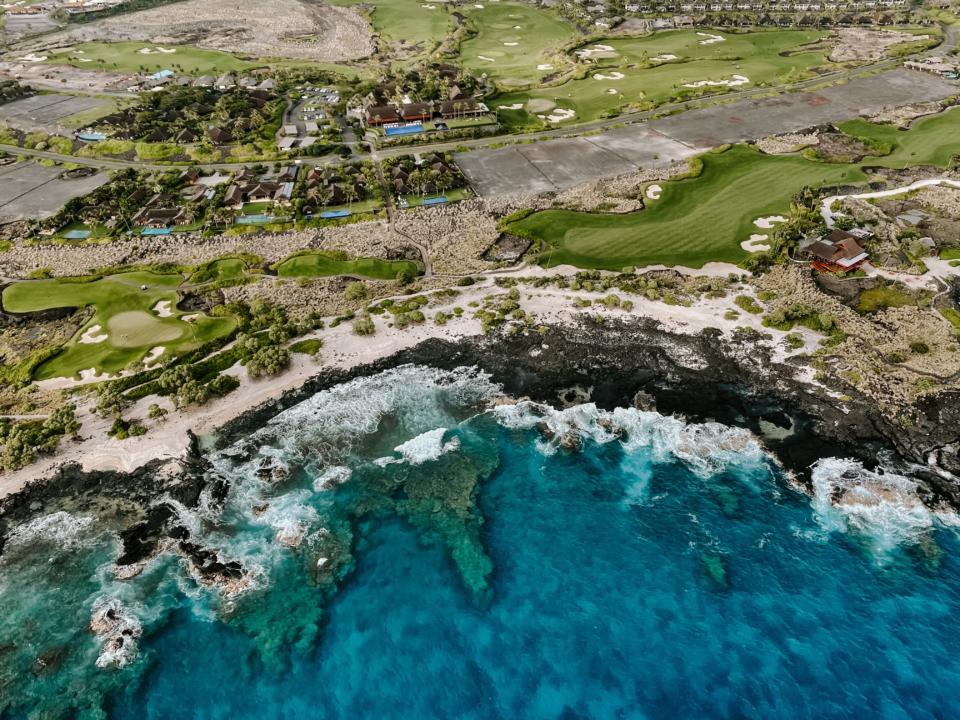 The Big Island is the best island in Hawaii to visit for golf lovers.