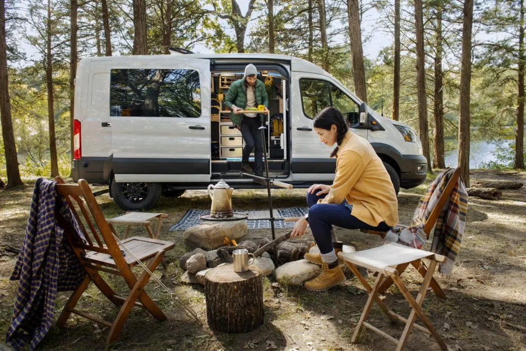 The Ford Transit Trail is designed to be the perfect campervan for taking you to remote campsites.