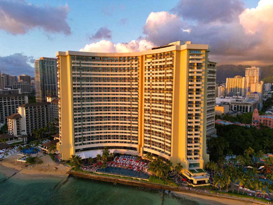 The Sheraton Waikiki.