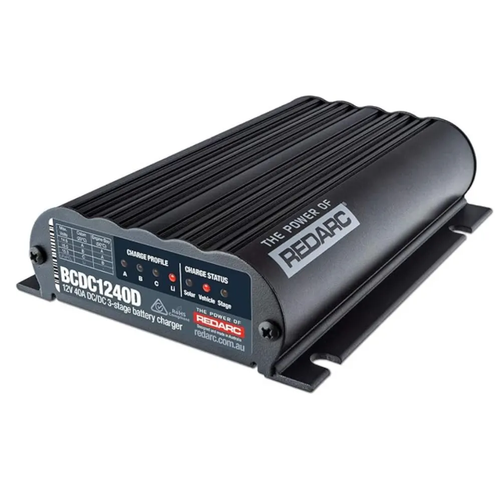 Dual Input 40A in-Vehicle DC Battery Charger