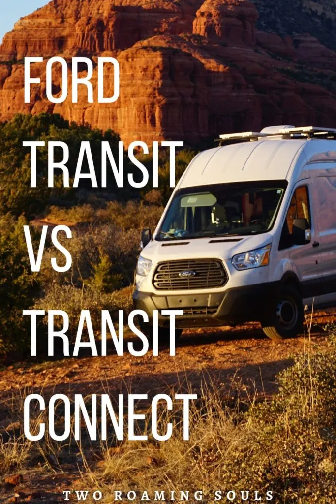 Ford Transit Connect versus Ford Transit for Vanlife