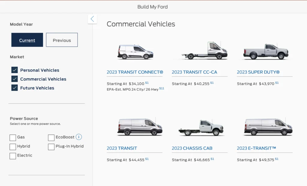 Ford Website Purchase Price Ford Transits