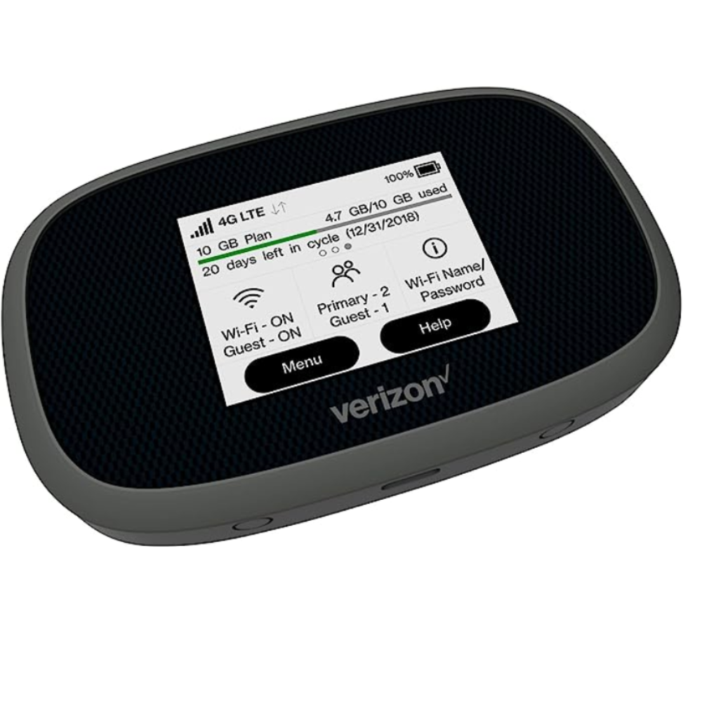  Verizon Jetpack Hotspot WiFi Device - 4G LTE MiFi 8800L | Portable Mobile Hotspot Device for WiFi with Case, Screen Protector, Additional Battery 