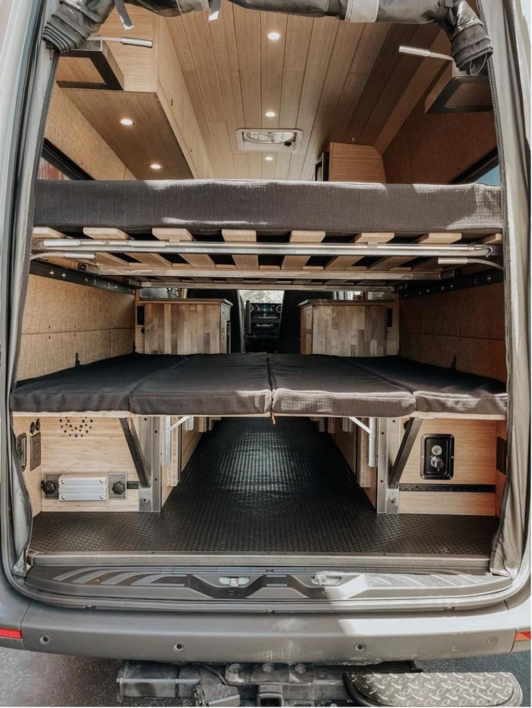 4-passenger Van Conversion design by Boulder Camper Vans