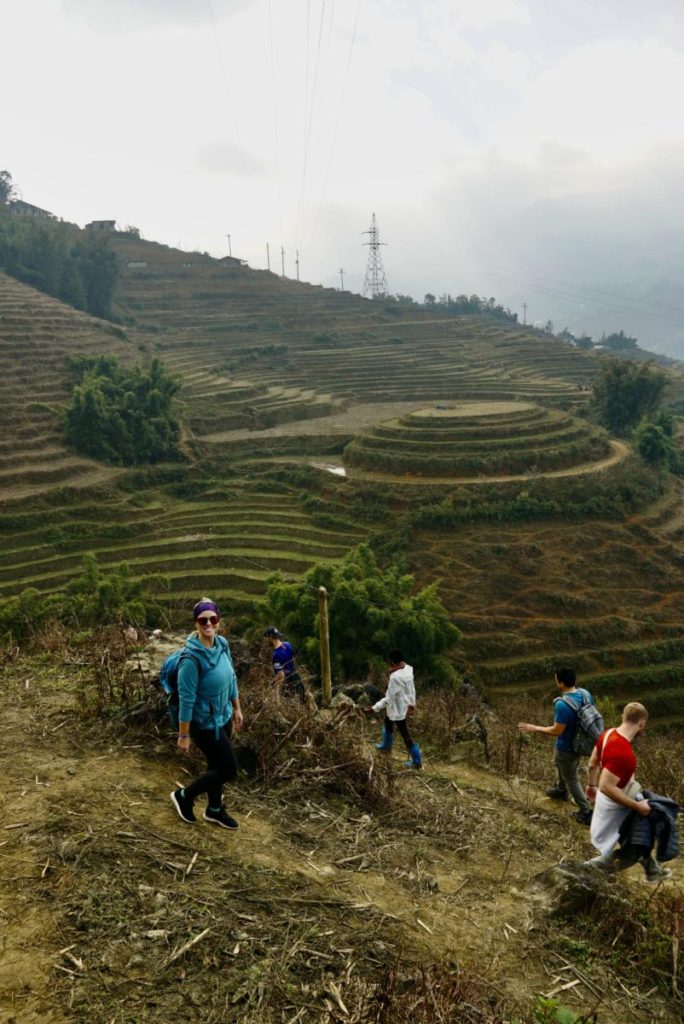 Emily on a Trekking Tour of Muong Hoa Valley in Sapa Vietnam
