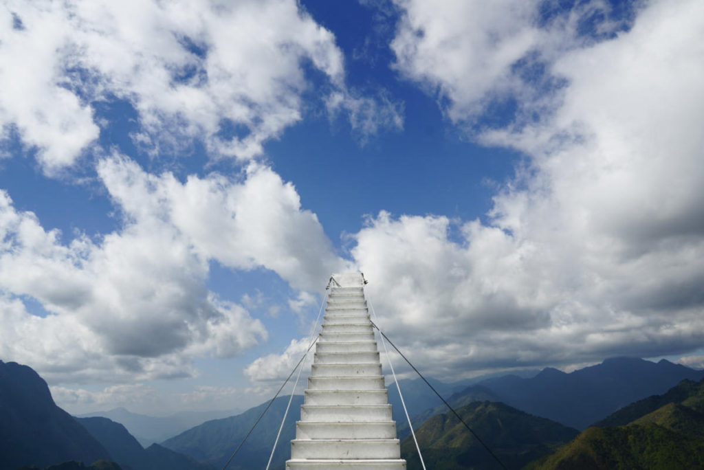 Stairway to heaven at Heaven Gate Sapa Vietnam