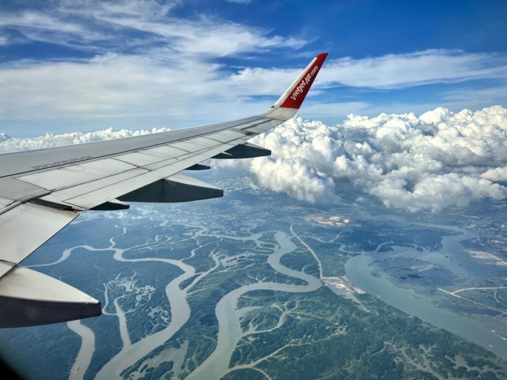 Flying from Hanoi to Ho Chi Minh City via Vietjet Air