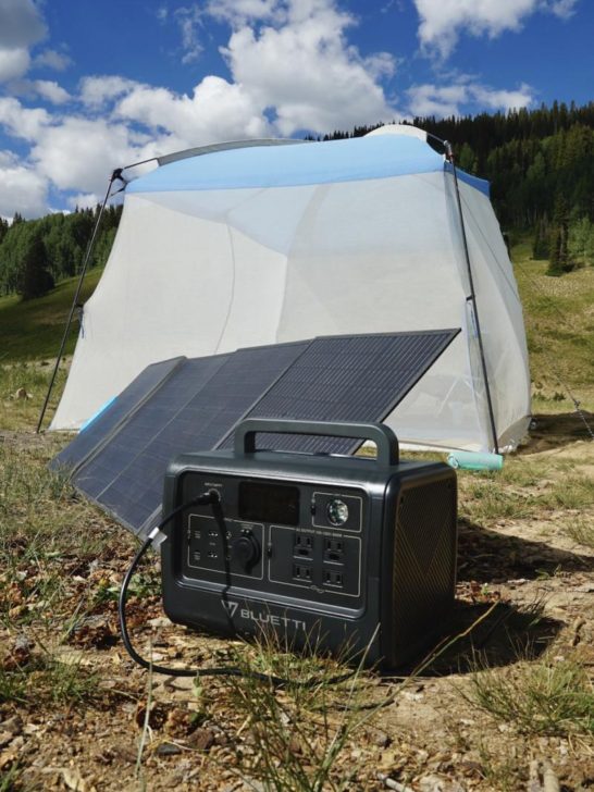 Bluetti EB70S Solar Power Camping