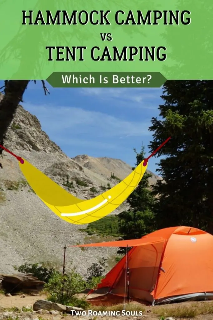 Hammock Camping Vs Tent Camping Pin