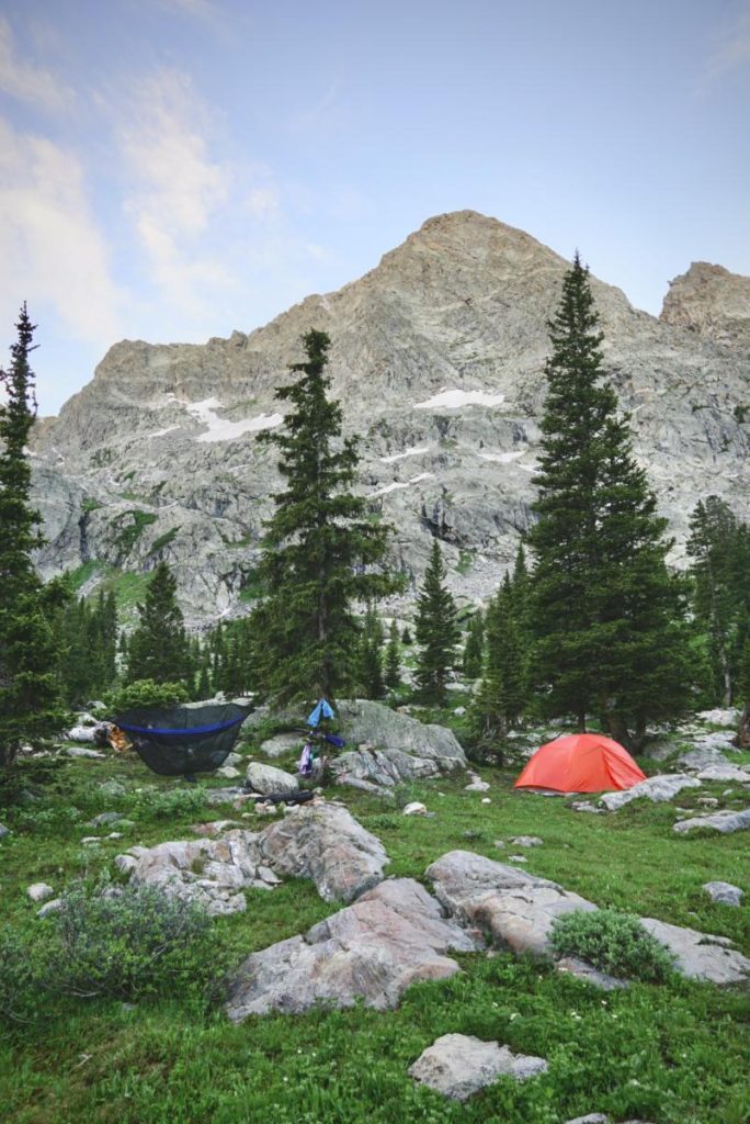 Hammock vs tent camping mountains
