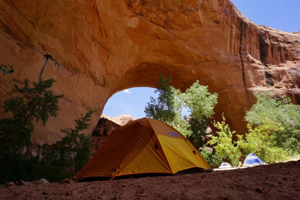 Tent campin arch