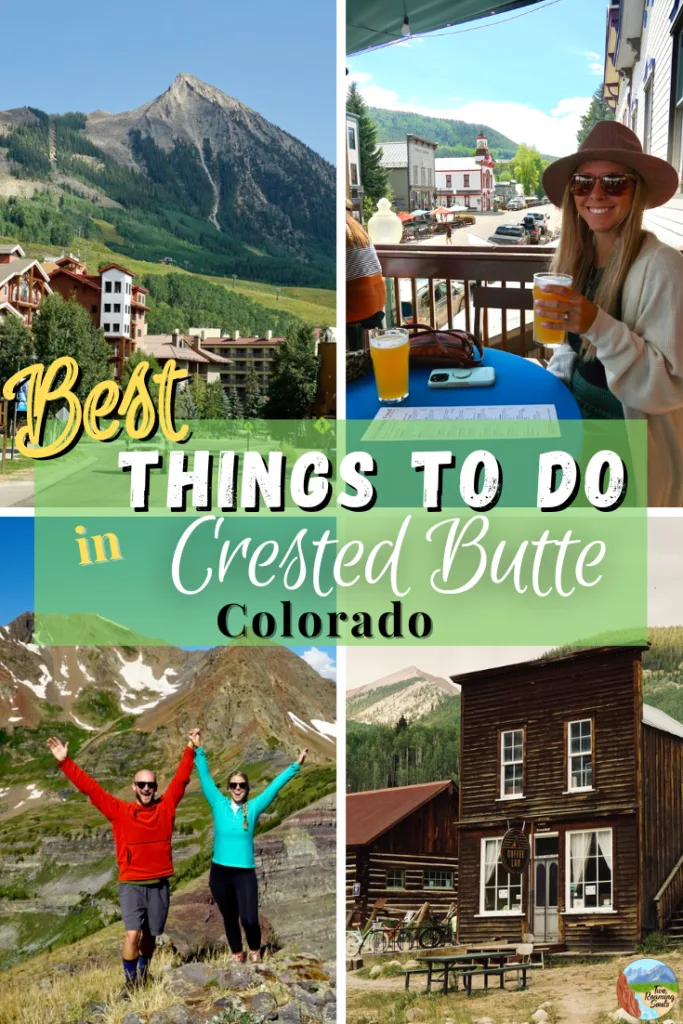 4 unique photos of the best things to do in Crested Butte Colorado