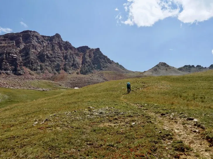 Hiking up to Copper Pass