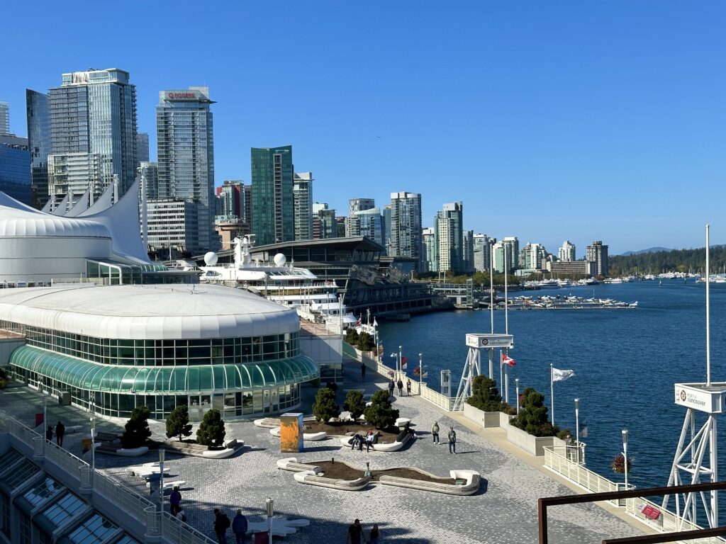 View of the Vancouver Cruise Port from the Norwegian Jewel Cruise Line