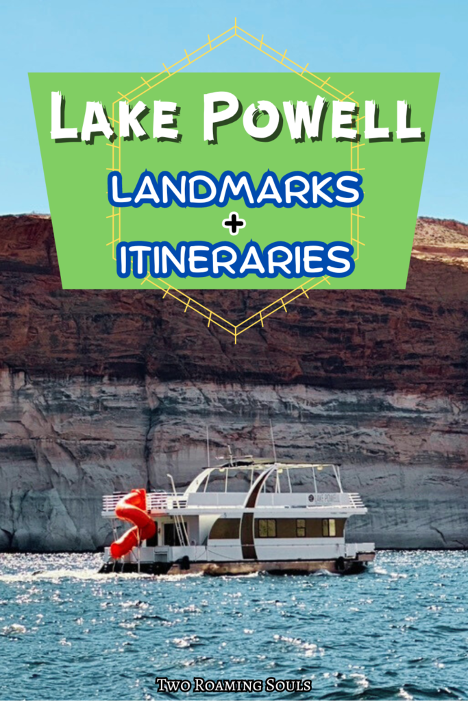 Lake Powell Landmarks and Itineraries