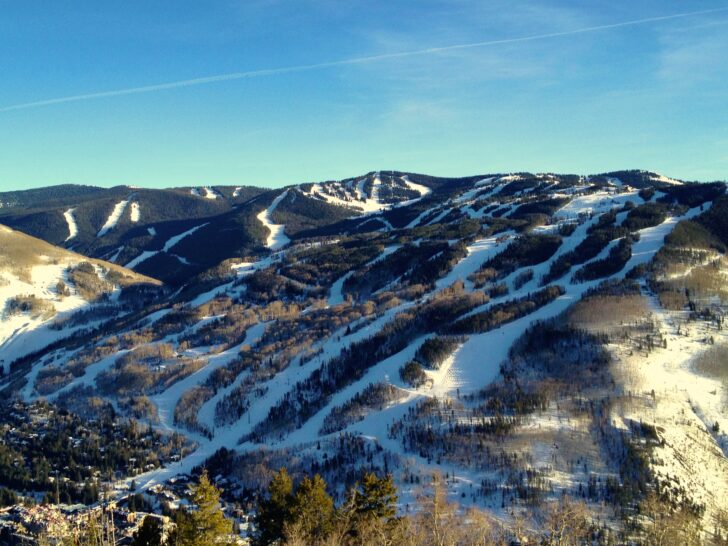 The Front Side of Vail Ski Resort
