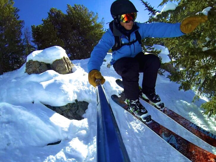 Jake Junda skiing in Vail Colorado in 2014