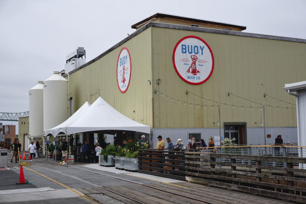 The Buoy Beer Company building.