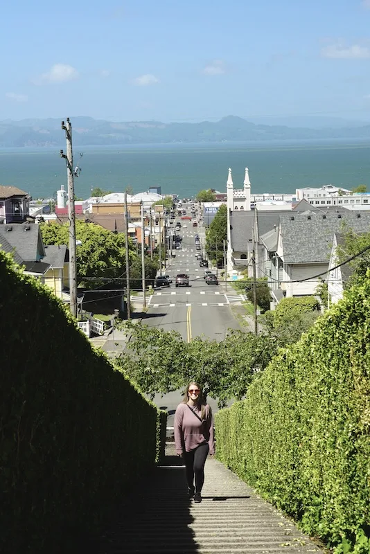 The Pigeon Steps above Astoria.