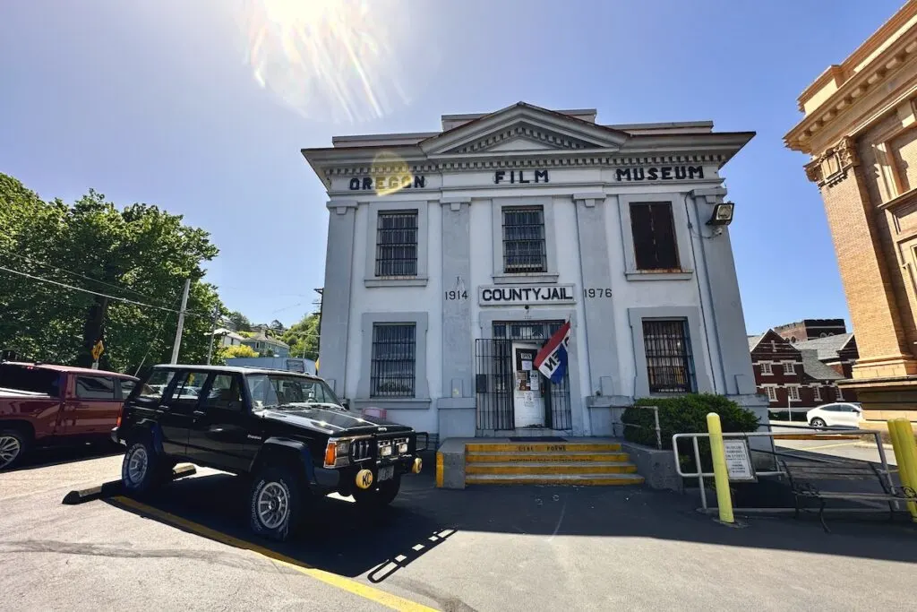 The Oregon Film Museum is the former County jail, featured in The Goonies.