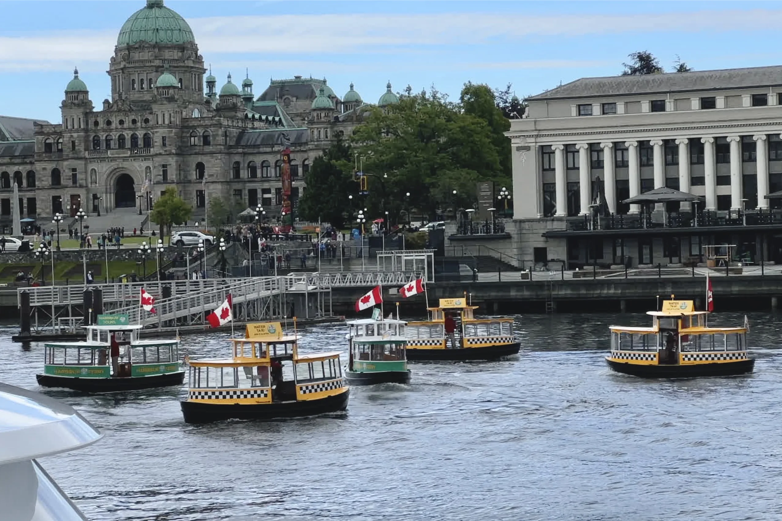 Victoria's Pickle Boats doing their famous Water Ballet