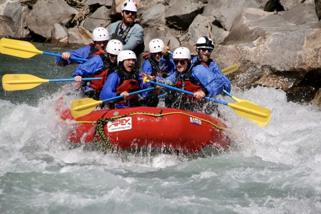 White Water Rafting the Illecillewaet River.