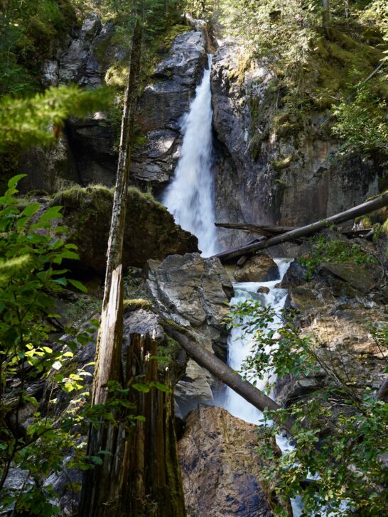 Mt Begbie Falls in Revelstoke, BC