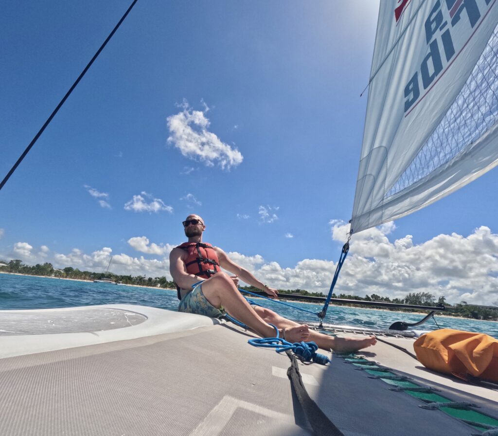 Sailing in Negril, Jamaica