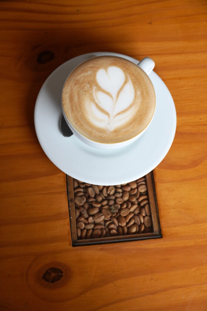 A latte Cafe Monteverde