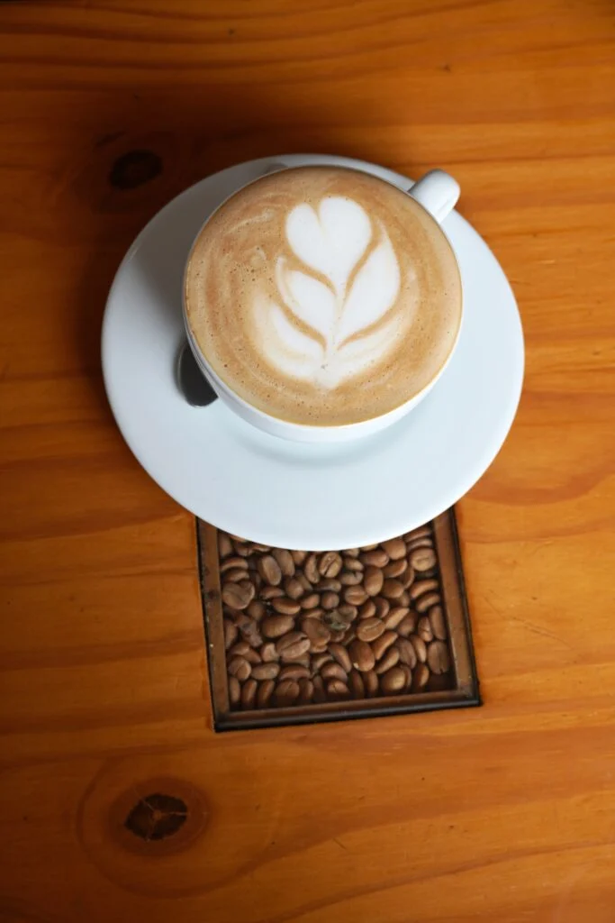 A latte Cafe Monteverde