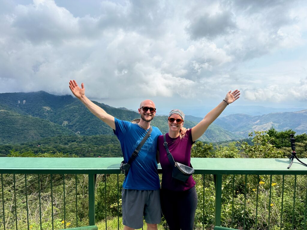 Jake & Emily posing at the San Luis Viewpoint