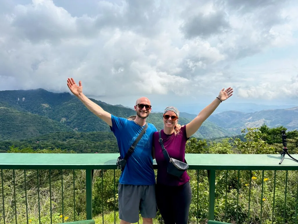 Jake & Emily posing at the San Luis Viewpoint