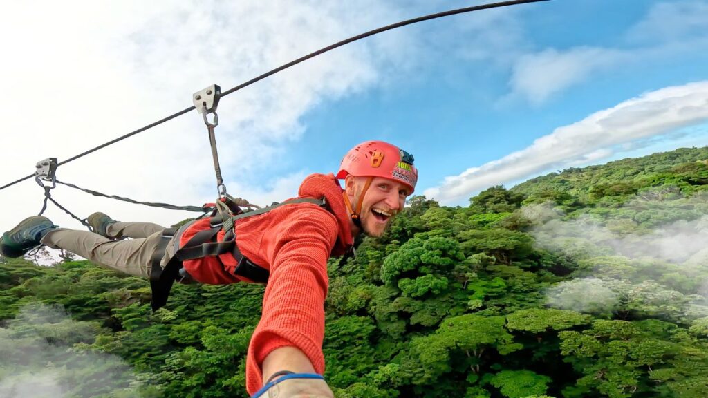 Ziplining in Monteverde