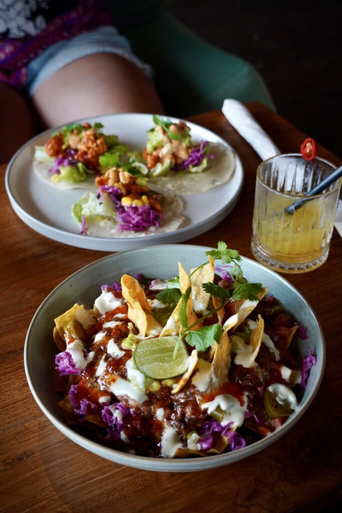 Tacos and nachos from the chill penida