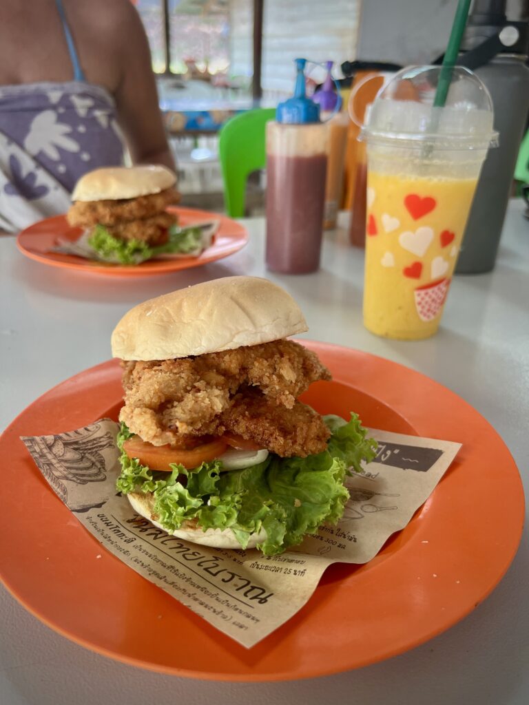 chicken sandwich from Mama's Chicken