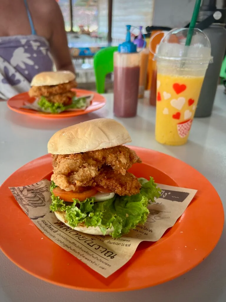 chicken sandwich from Mama's Chicken